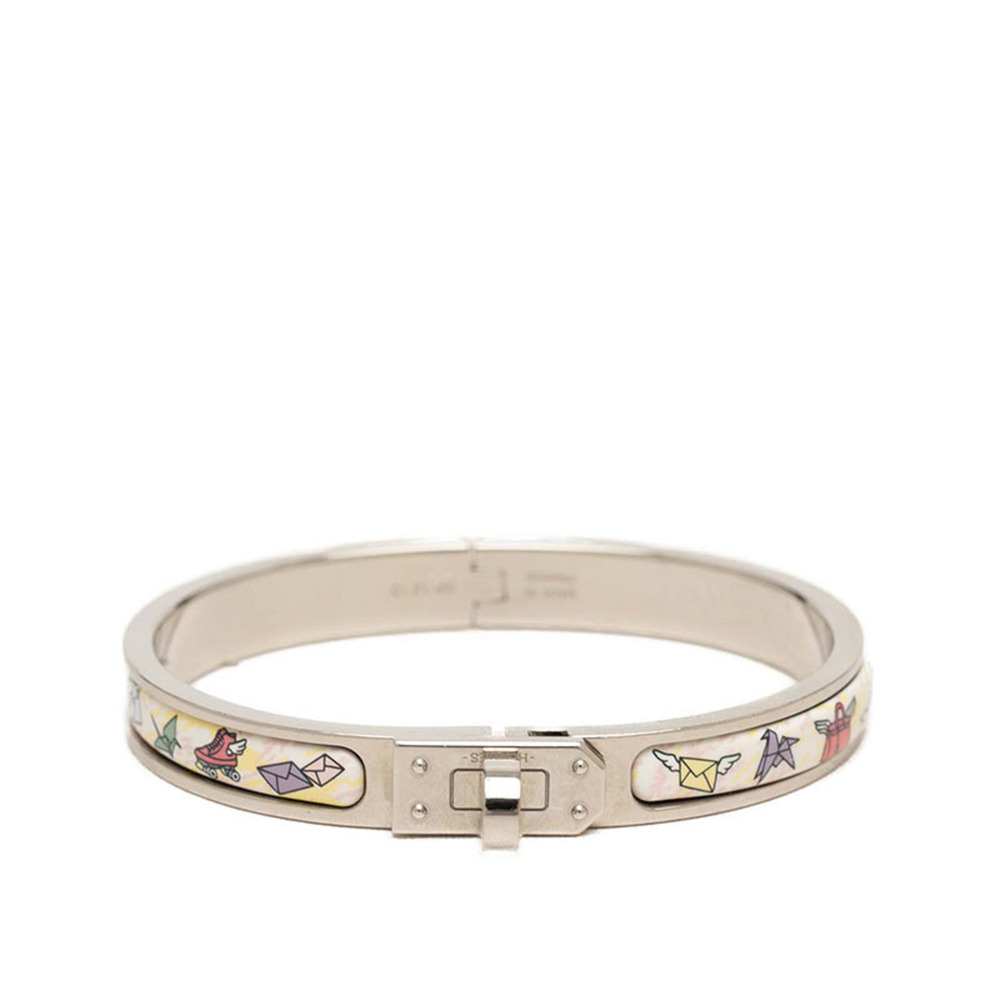 HERMES Silver Charm Bracelet